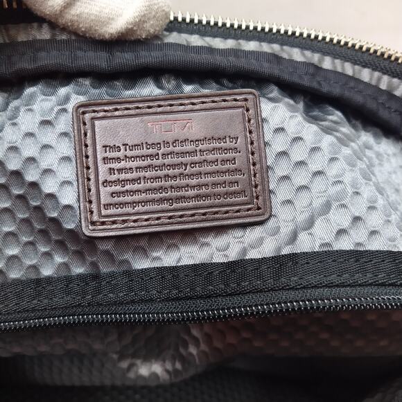 TUMI Alpha Bravo Yuma Gray Nylon Briefcase Business Laptop Bag - Picture 13 of 16